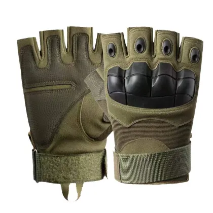 Tactical Half Finger Gloves for Men - Outdoor Combat Hunting Gear