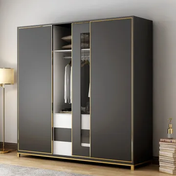 Wooden Sliding Doors Wardrobe Closet