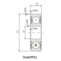 Cuscinetti a sfera di scanalatura profonda SS6304