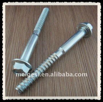 Hex washer half thread wood screw carbon steel zinc plated galvanized China manufacturer high quality factory supply good price