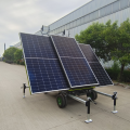 La torre de luz solar portátil para el campo deportivo