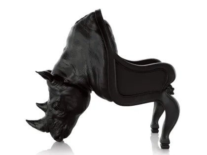 Maximo Riera Rhino Chair in Leather Upholstery