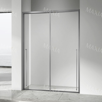 Синий стеклянный экран для душа