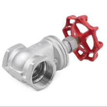 Industrial Grade Threaded Stop Valve in Stainless Steel