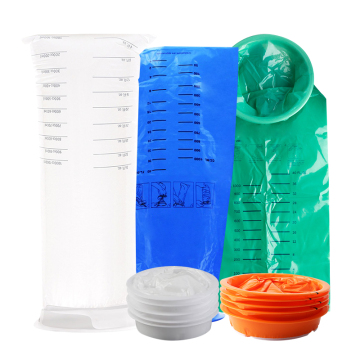 Yurui 1500ml μίας χρήσης ιατρικό πλαστικό πλαστικό διαρροή τσάντες Emesis για ασθένεια κίνησης ταξιδιού