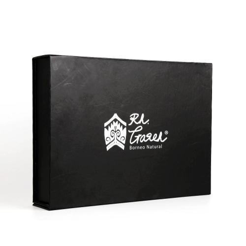 Custom paper flap magnetic folding gift box