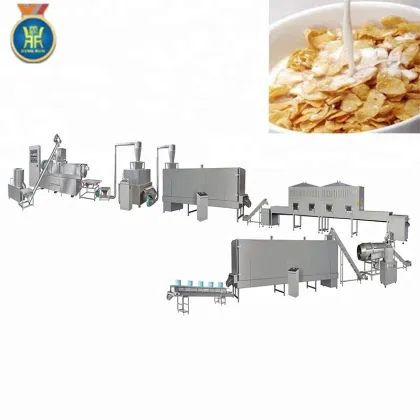Machine corn flakes corn flakes making extruder