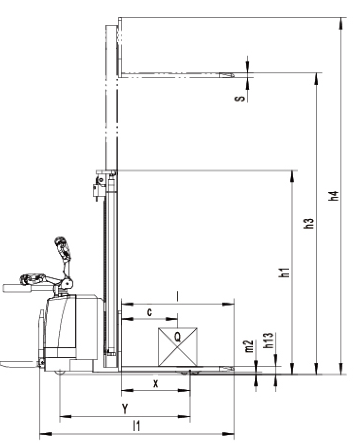 QDA full electric stacker