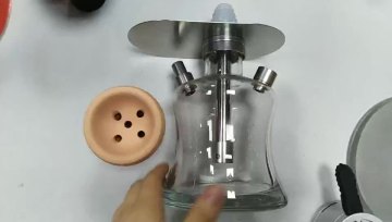Portable mini shisha cup stainless steel hookah glass with cloth bag