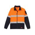 Customized Fleece Lined Hi Vis Bomber Jacket