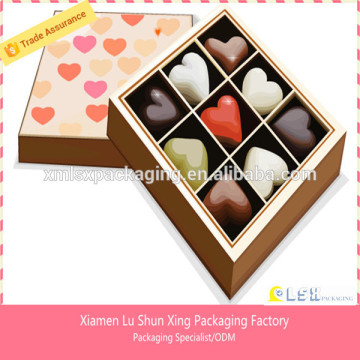 China box factory custom logo paper box chocolate, top and base box