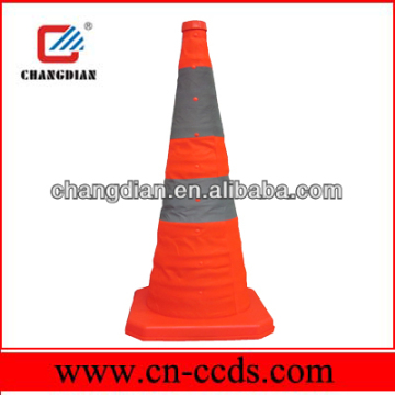70cm 28inch collapsible cone PP base with LED light