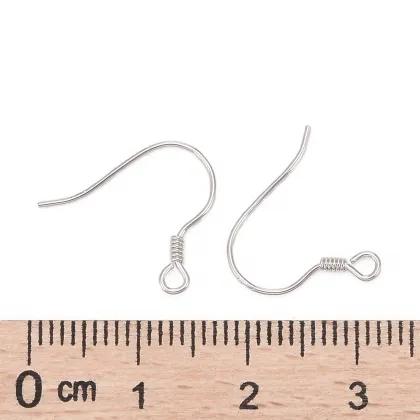 Pandahall Platinum 925 Sterling Silver Earring Hooks: High-Quality Jewelry Findings