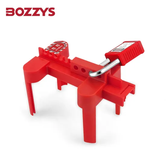 BOZZYS Adjustable Ball Valve Lockout for Industrial Pipes DN50-DN100 - Handle Lockout