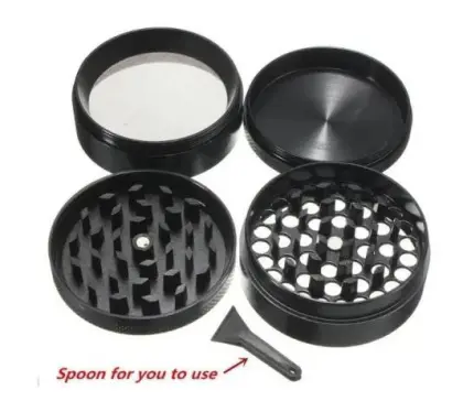 Grinders Herb Spice Crusher Metal Grinder 4 Parts