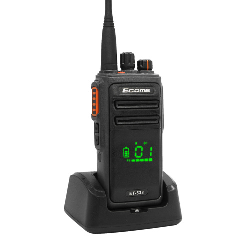 LARGO RANGO ECOME ET-538 Professional Radio Radio Way Walkie Walkie Talkie