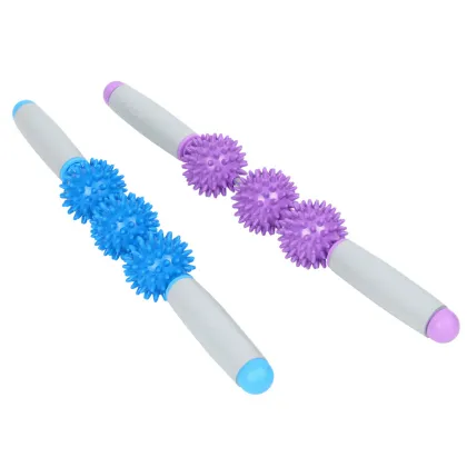 hedgehog ball Yoga muscle roller massage stick