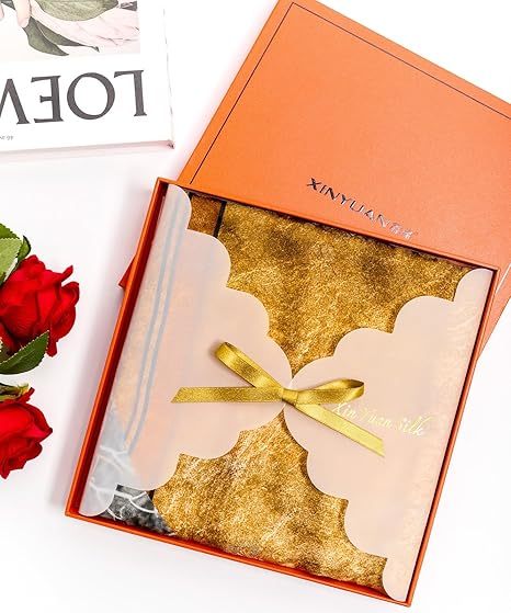 100% Mulberry Silk Summer Travel Scarf Extra Large Women Shawl Oversize Soft Wraps For Evening Dresses elegant gift wrapped