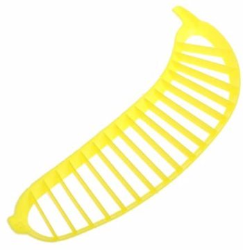 Plastic Banana Slicer Cutter for Fruit and Vegetable Salad Making