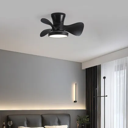 Customizable Modern Simple Children's Room and Restaurant Ceiling Fan Light