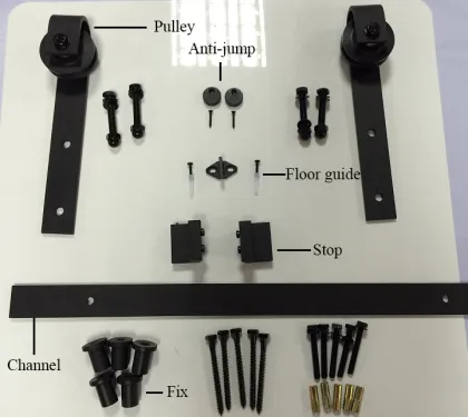 Barn Door Hardware for Kitchen and Bedroom - HX-23