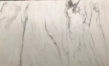 Taiji White Marble Stone for Decoration