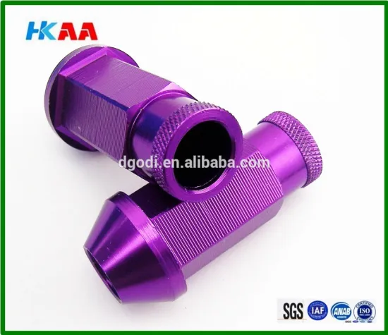 Purple Aluminum Wheel Rim Lug Nuts Kit