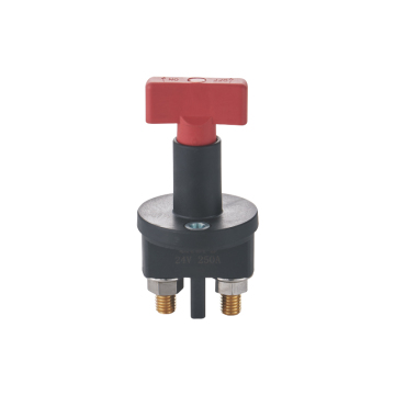 Waterproof 12V/24V 250A Battery Disconnect Switch for Car Van Truck Bus