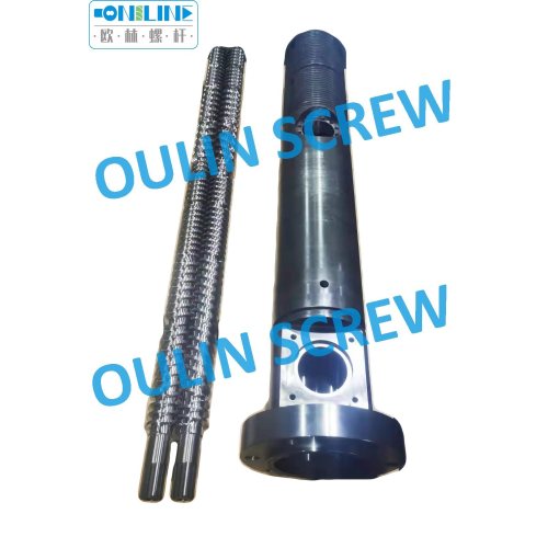 Germany Reifenhauser 99mm Twin Parallel Screw and Barrel for PVC Extrusion