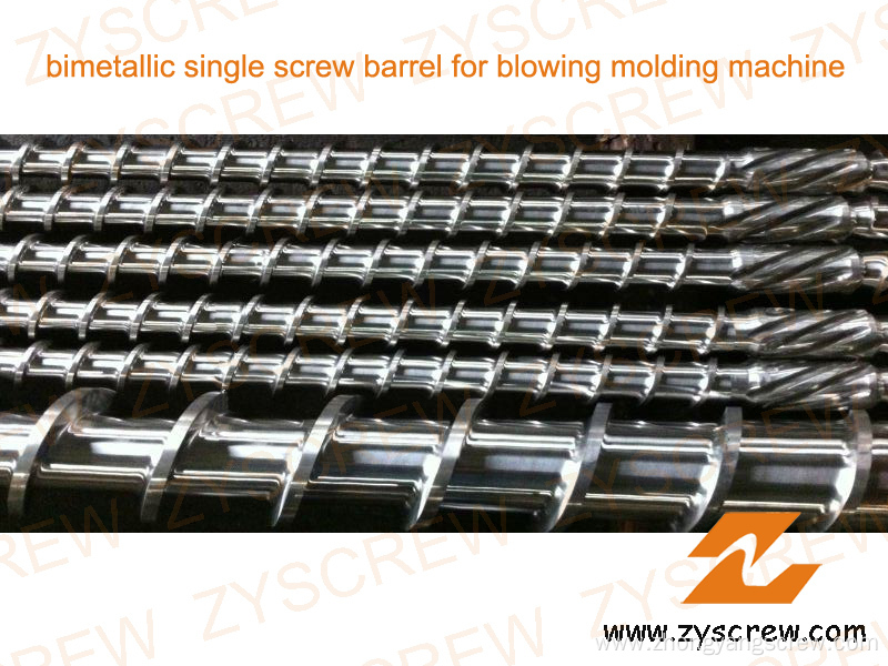Bimetallic Single Screw Barrel for Blowing Molding Machine (Dia15-300mm)