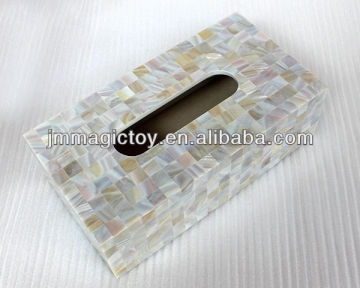 SL-TB017 hotel product of freshwater shell tissue box
