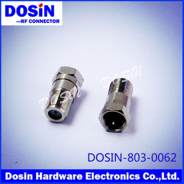 75 Ohm Metal F Male to Female Connector Adapter