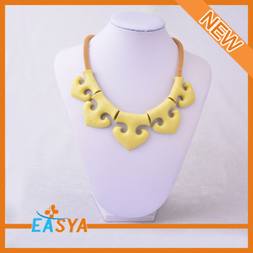 New Design Yellow Necklace Chunky Necklace Beautiful Yellow Necklace