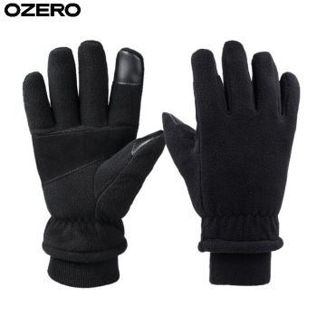 कस्टम ब्रांडेड Zippers Ozero सुरक्षित कलाई समायोजन बर्फ से ढके ऑर्चर्ड वॉक पॉलिएस्टर महिला ड्राइविंग दस्ताने