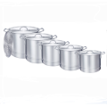 Aluminum tamale steamer pot set with removable rack