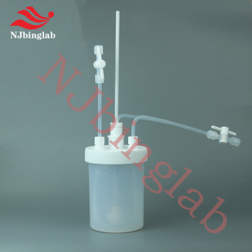 NJbinglab Transfer Reaction Vessel made of PFA for Fluids, 1000ml