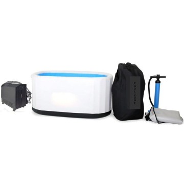 APP-Controlled Portable Ice Plunge with Chiller and Filtration