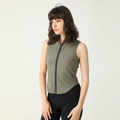 Custom Gym Outdoor Solid Color Active Jackets for Women