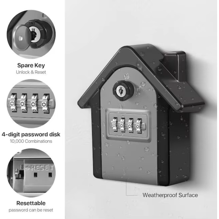 Ключевая безопасная коробка сочетание дома комбинация на открытом воздухе