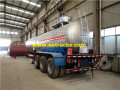 24 CBM Tri-axle Sulphur Dioxide xe tăng xe tăng