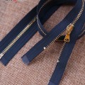 10 inch open ended brass zipper for coat