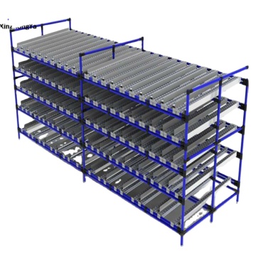 Gravity Carton Flow Rack: XinZhongYa Steel Storage Shelving for Warehouse Efficiency