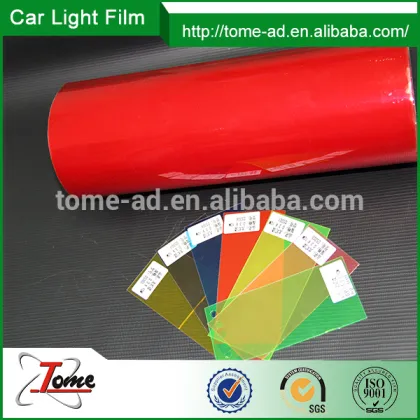 Car light film/car lamp vinly film/self adhesive car head light film