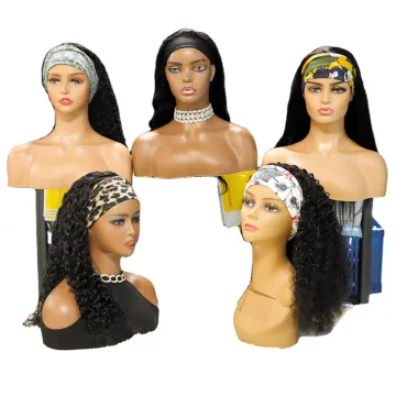 Easy to Wear Head Band Wigs Human Hair Wig With Band For Black Women Non Lace Hair Band With Wig