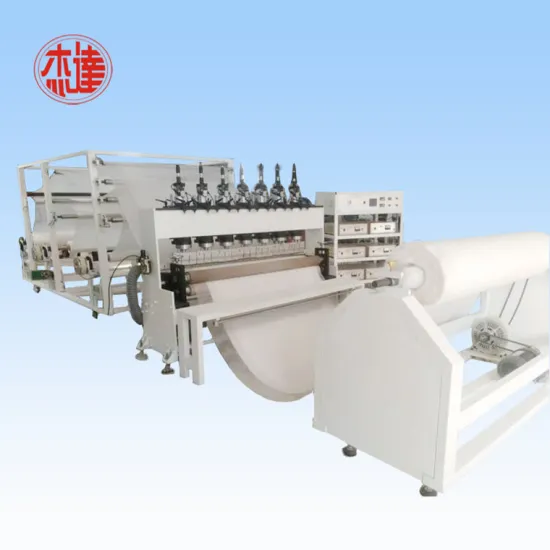 Ultrasonic mattress quilting and bonding machine