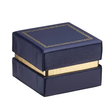 2PC Box Necklace box Navy Blue Jewelry box