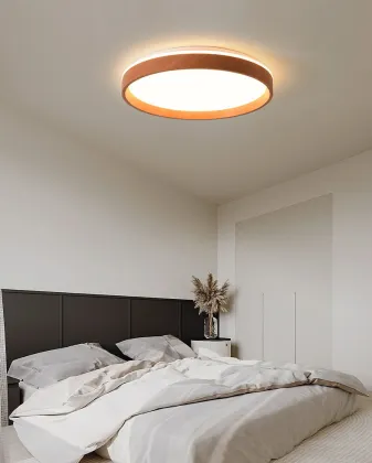 Modern Wooden Ultra-Thin Ceiling Lamp for Home