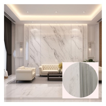 Custom Indoor Soundproof Laminate Vinyl Waterproof SPC Marble Wall Panels