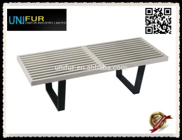 Replica popular modern cheap ash bedroom benches for indoors and outdoors