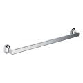 Modern Square Brass Chrome Plated Single Towel Rail